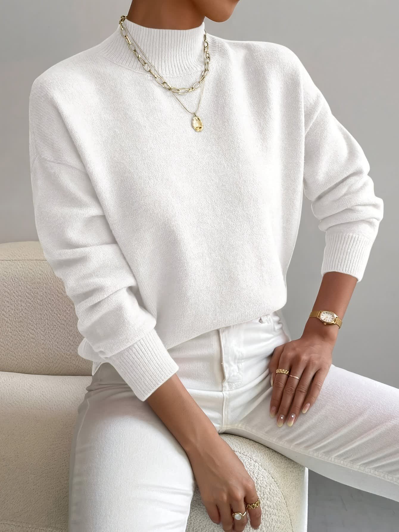 Ellison Mock Neck Knit Sweater_2