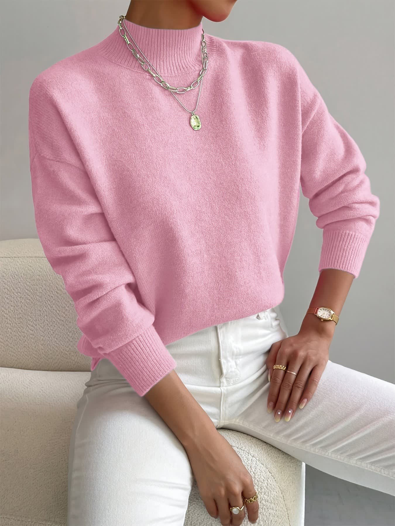 Ellison Mock Neck Knit Sweater_3