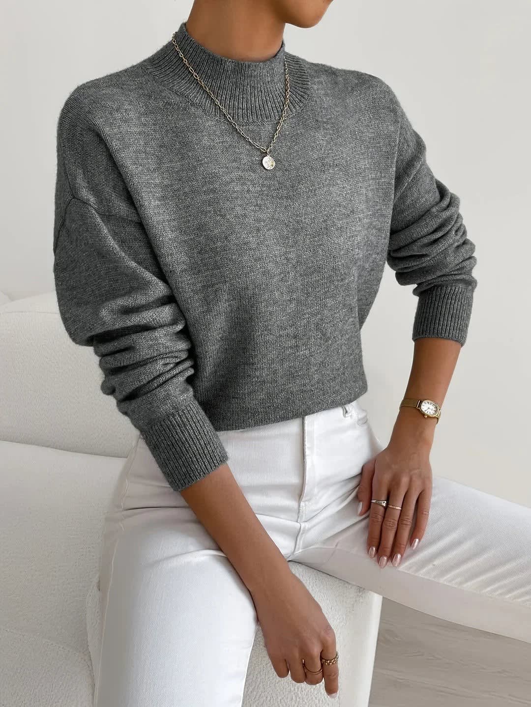 Ellison Mock Neck Knit Sweater_9