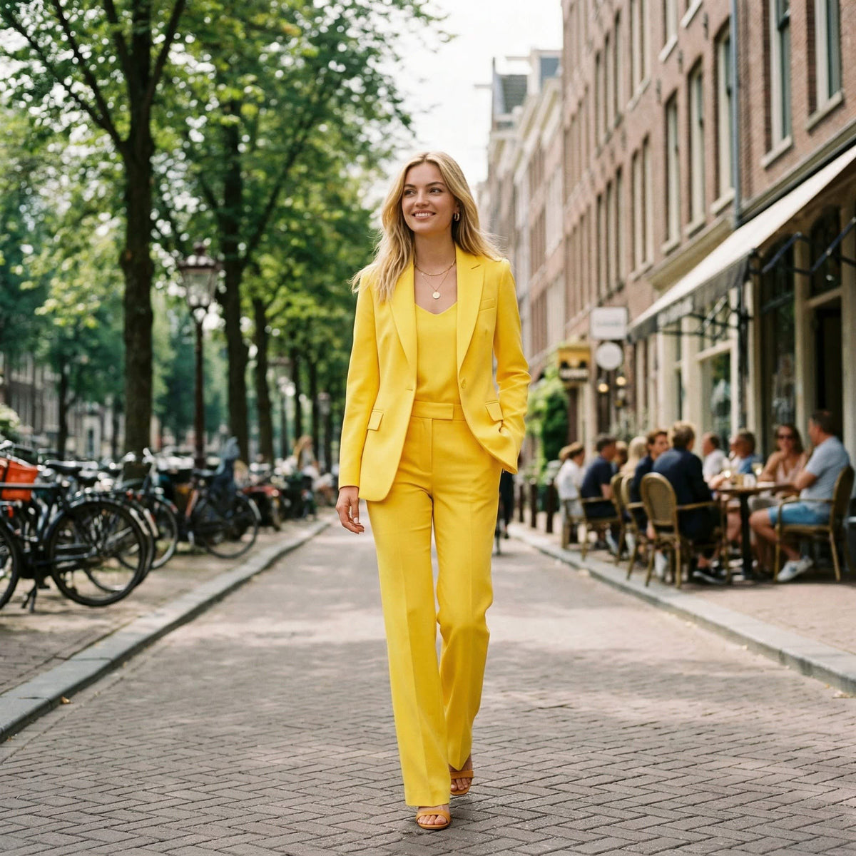Gioconda Tailored Wide Leg Pant Suit_2