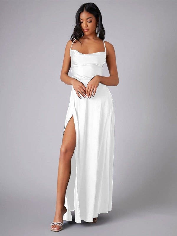 Hermione Satin High Slit Evening Maxi Dress_7