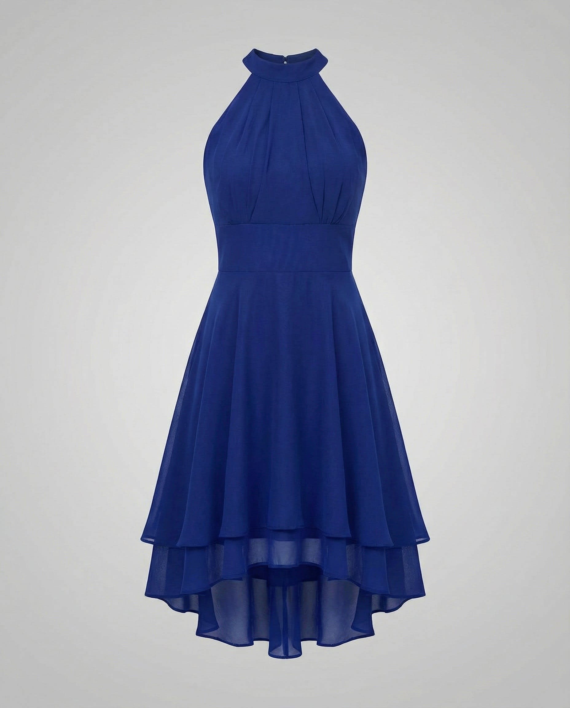 Cassia Halter Ruffle Hem Chiffon Evening Dress_11