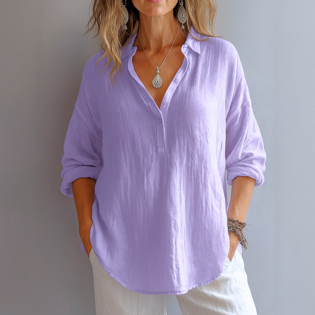 Annelie Relaxed Linen Blend Shirt_6