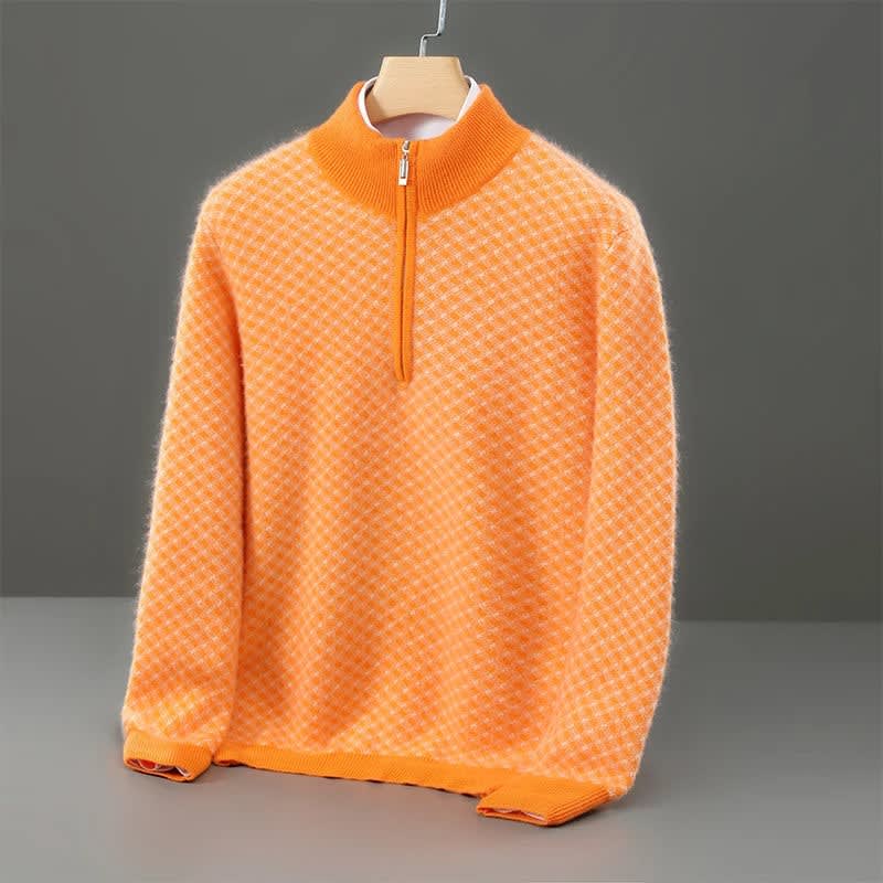 Walker Merino Wool Quarter Zip Sweater_1