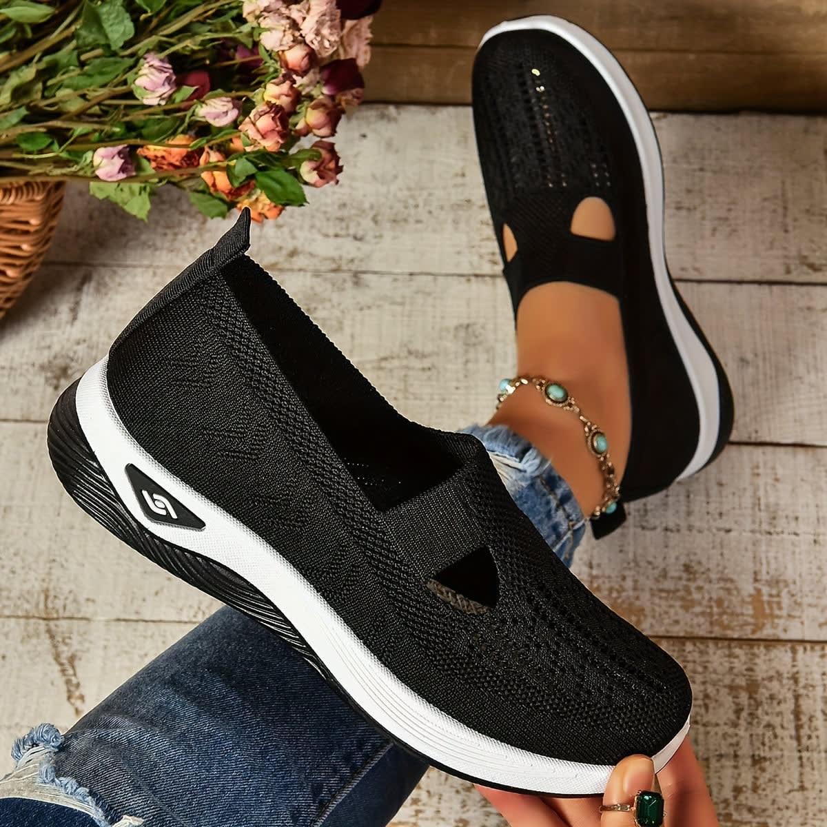 Karin Orthopedic Knit Slip-On Shoes_15