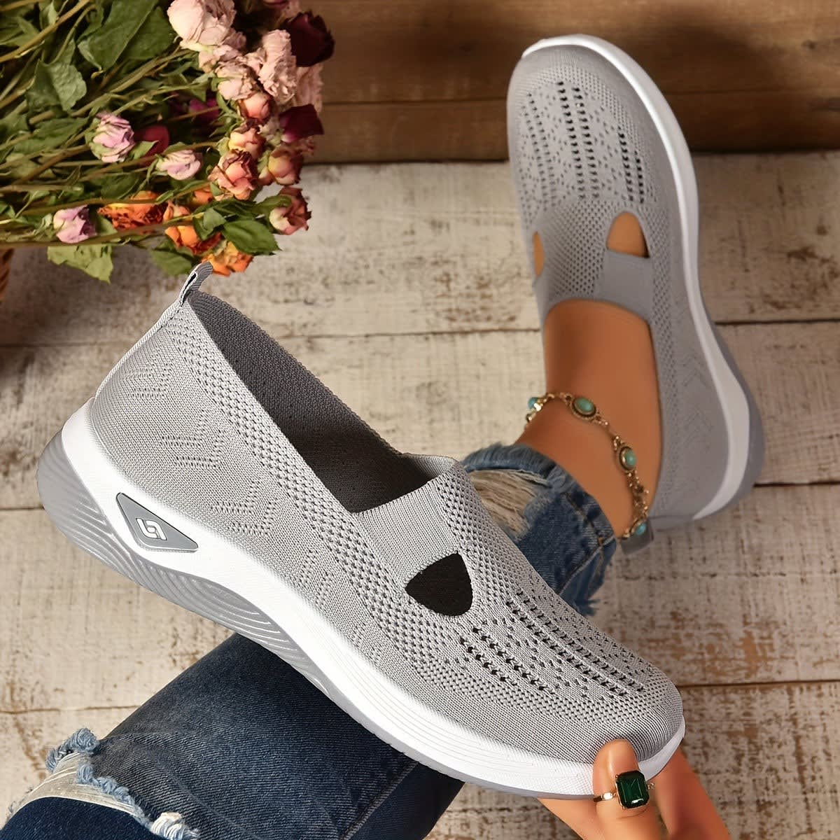 Karin Orthopedic Knit Slip-On Shoes_17