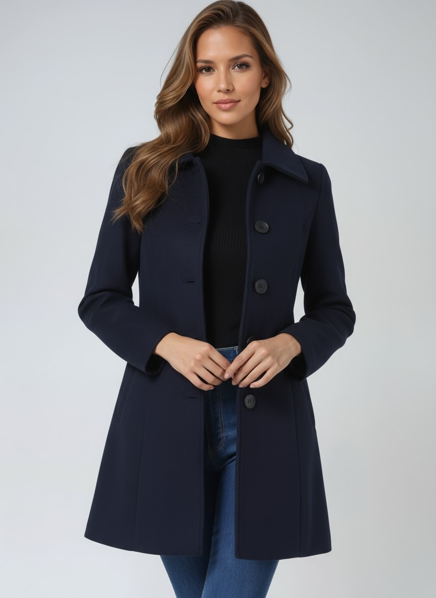 Lidia Single Breasted Tailored Winter Coat_10