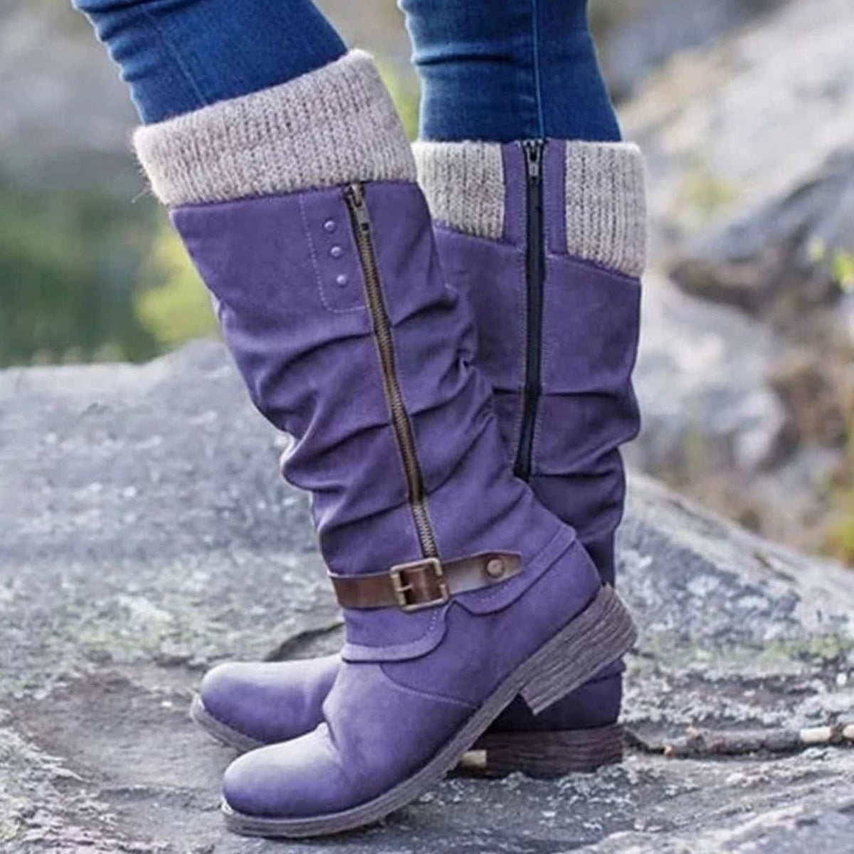 Evelyn Cushioned Knee High Orthopedic Boots_6