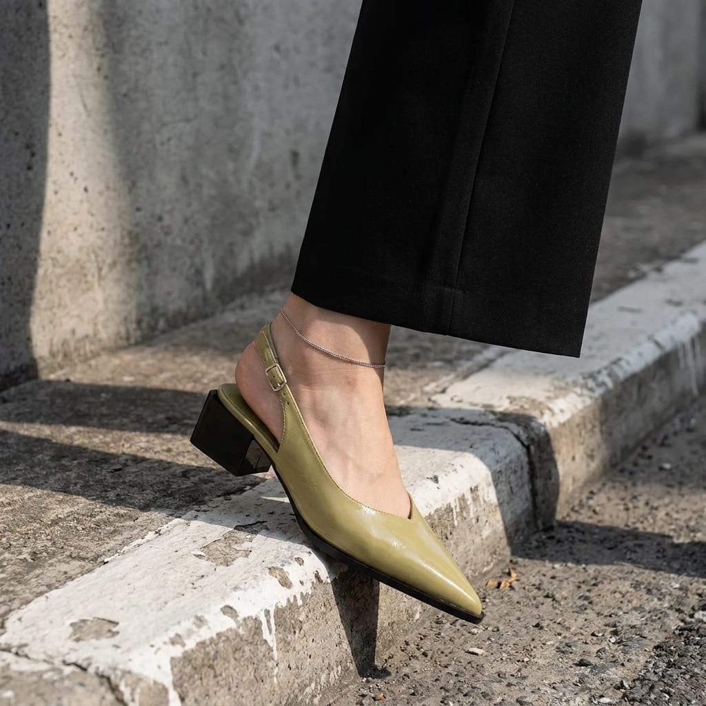 Philippa Pointed Toe Slingback Block Heels_2