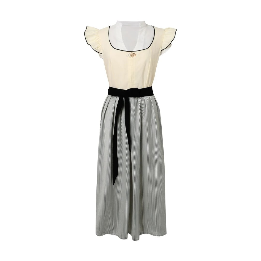 Alexis Pleated Midi Dirndl Dress_2