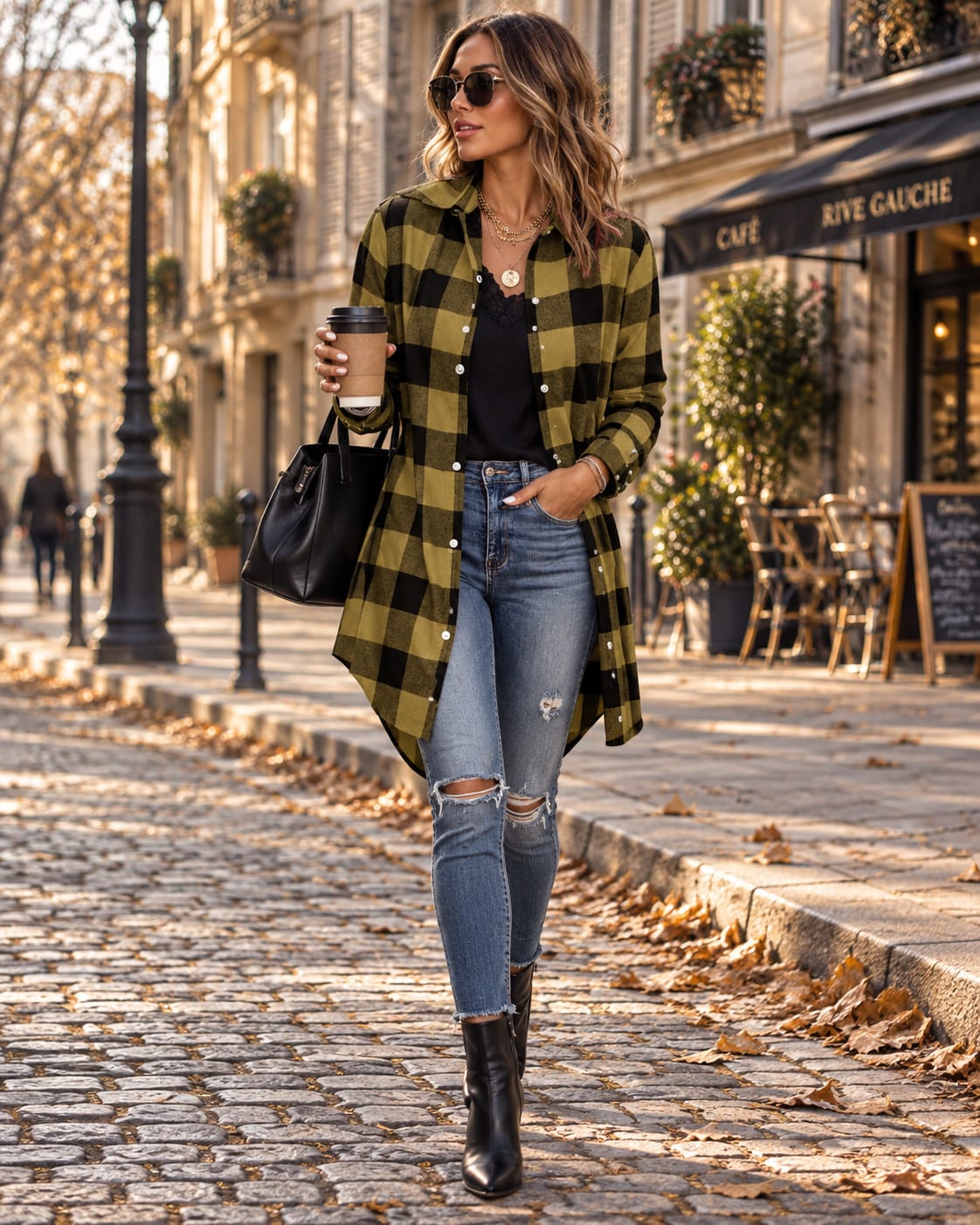 Caitlin Plaid Oversized Shacket_2