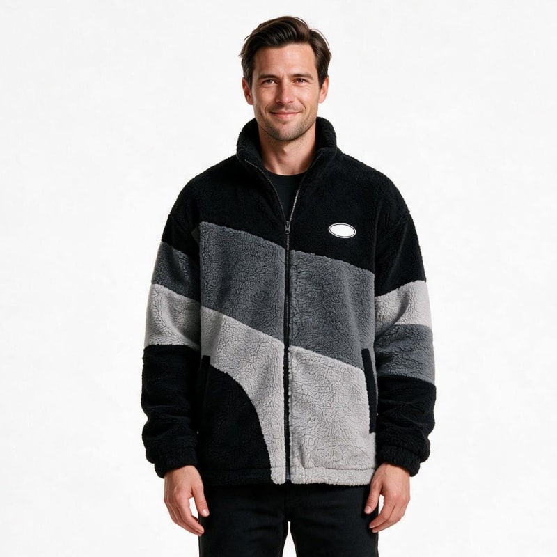 Brandon Oversized Sherpa Fleece Jacket_1