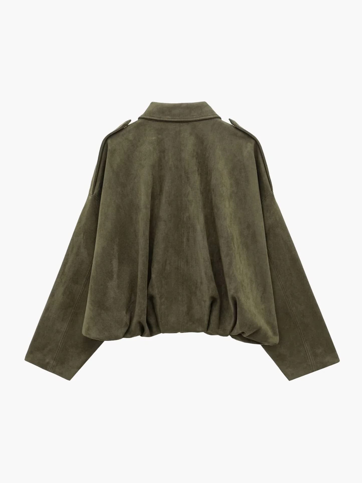 Brynn Faux Suede Oversized Bomber Jacket_2