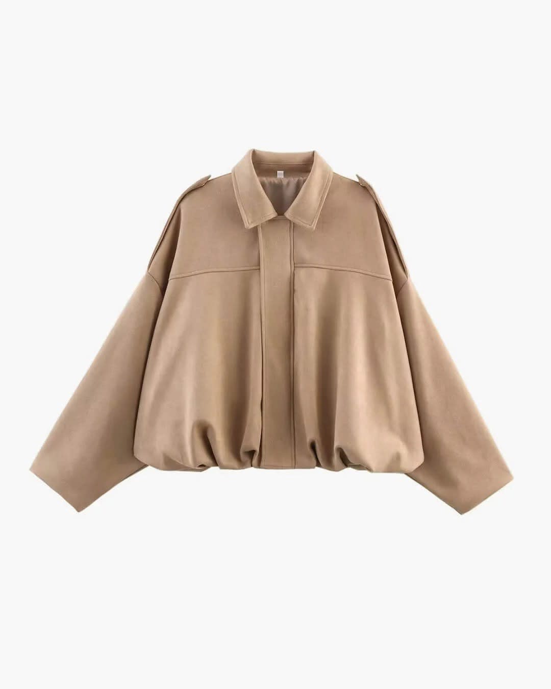 Brynn Faux Suede Oversized Bomber Jacket_6