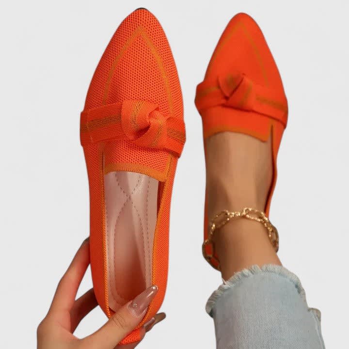 Stephanie Cushioned Pointed Toe Orthopedic Loafers_6