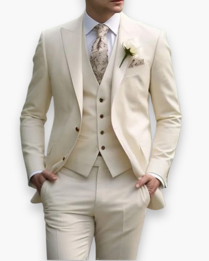 Wells Slim Fit Three Piece Suit_11