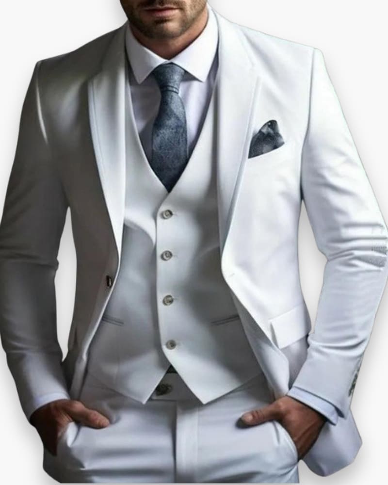 Wells Slim Fit Three Piece Suit_13