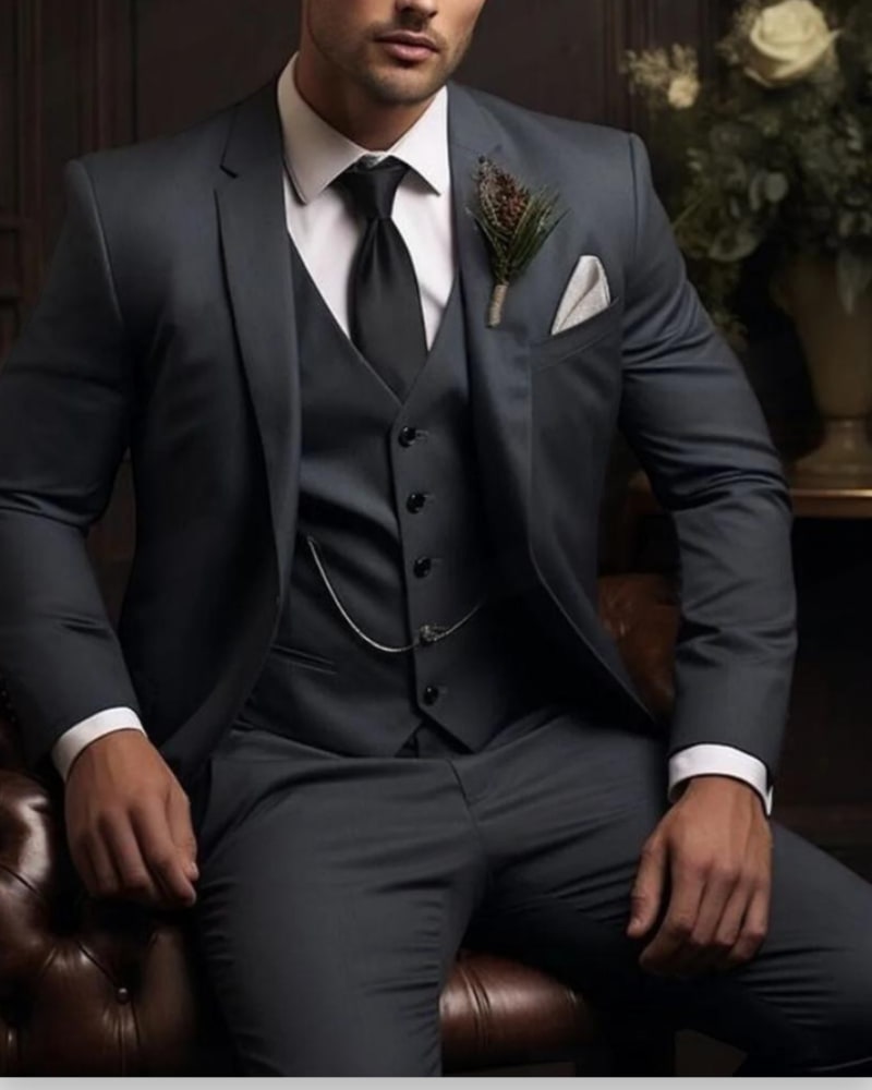 Wells Slim Fit Three Piece Suit_2