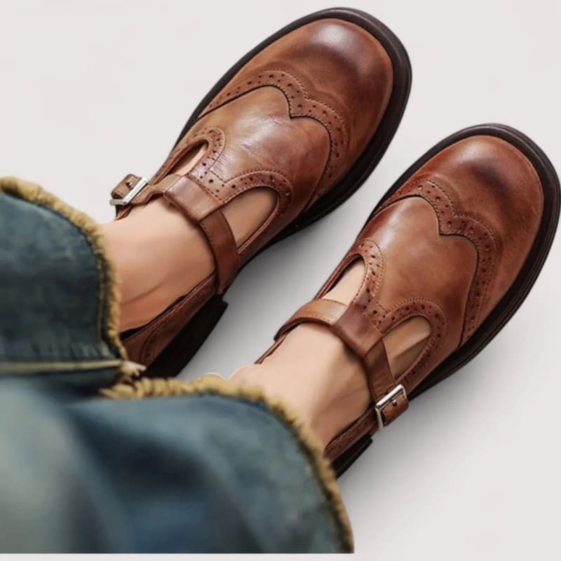 Janet Non-Slip Mary Jane Orthopedic Shoes_1