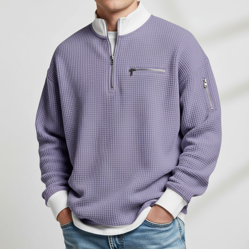 Jacob Mason Waffle Knit Sweater