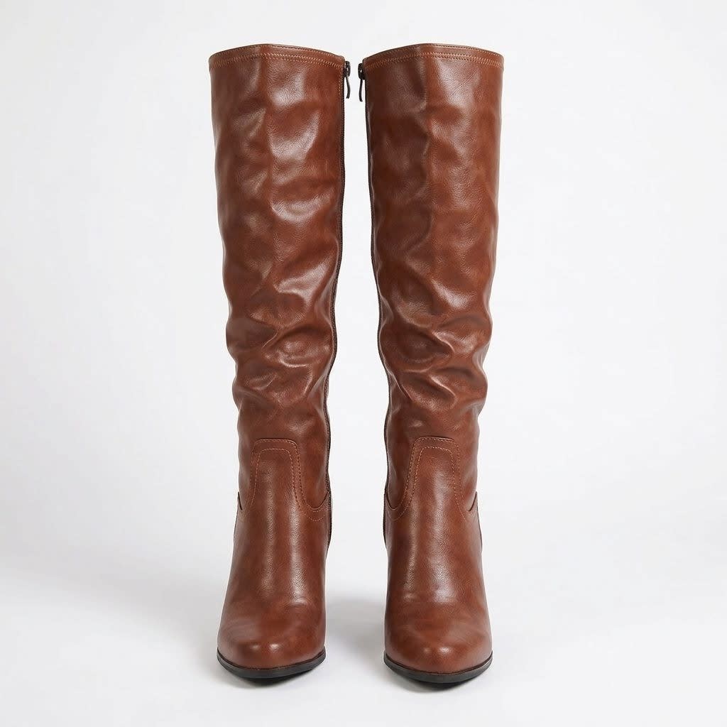 Portia Leather Block Heel Knee High Boots_3