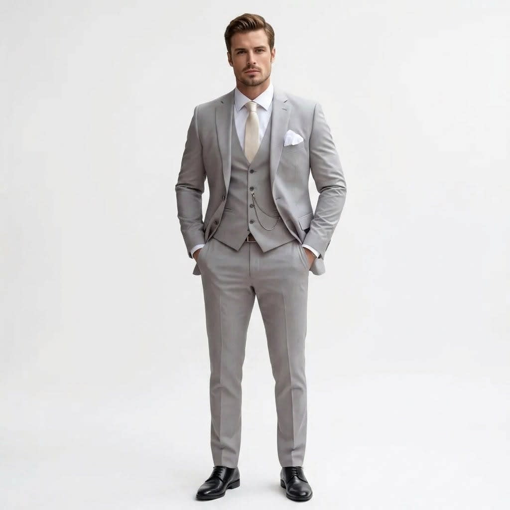 Patrick Slim Fit Three Piece Suit_7