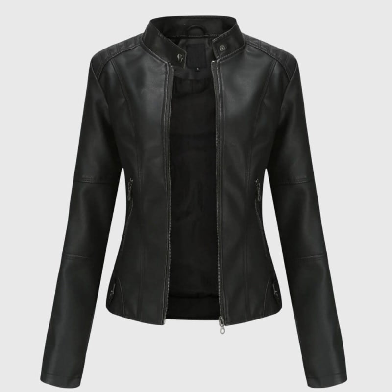 Sorcha Faux Leather Moto Jacket_1