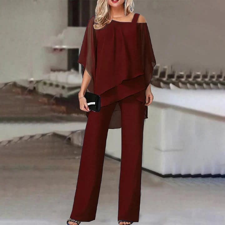 Oda Chiffon Wide Leg Two Piece Set_4