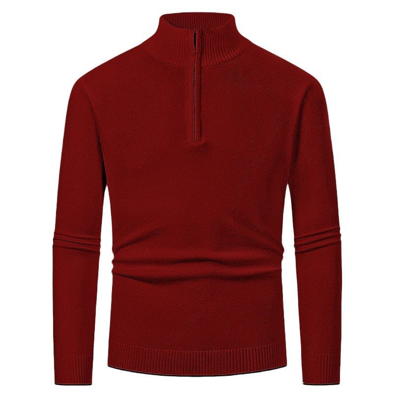 Matteo Slim Fit Half Zip Sweater_11