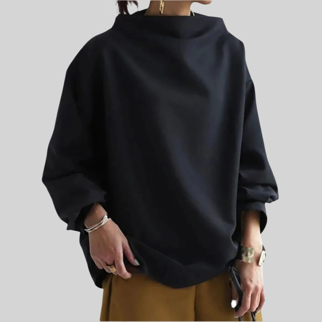 Jazmin Oversized Funnel Neck Sweater_2