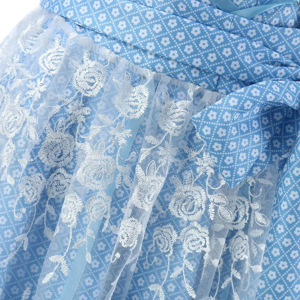 Silke Floral Lace Up Dirndl Dress_5