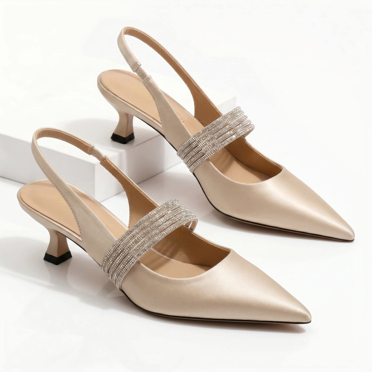 Beatrix Rhinestone Slingback Kitten Heels_2