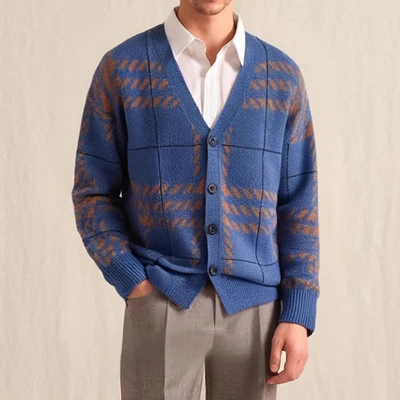 Gage Plaid Knit Cardigan_2