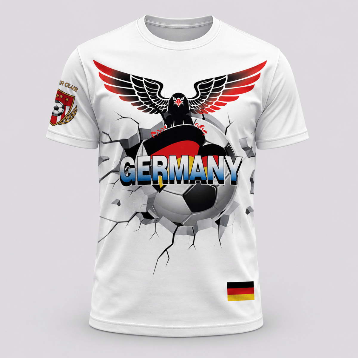 Dean Germany White Men's Football Jersey WM 2026
