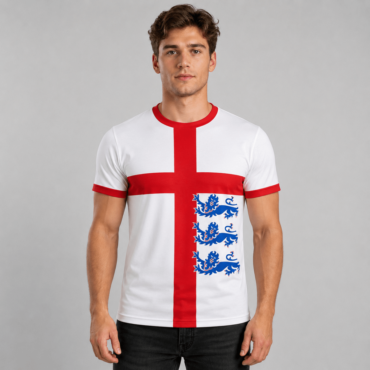 Finn England Classic White Men's Football Shirt WM 2026