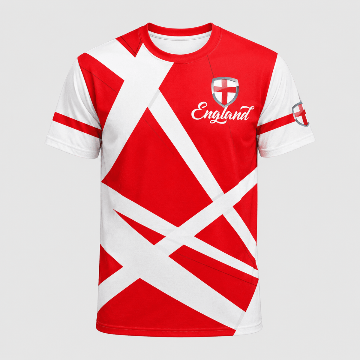 Reid England Red-White Men's Football Shirt WM 2026