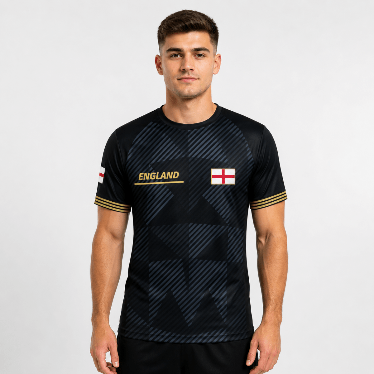 Blake England Black Men's Football Shirt WM 2026