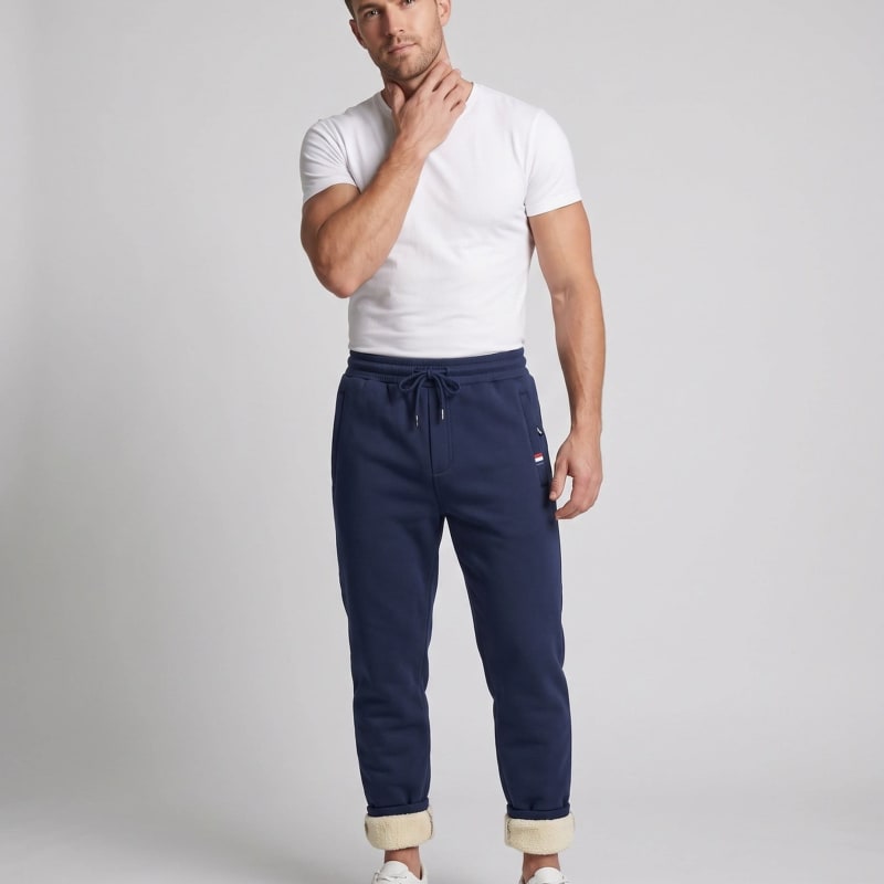 Vernon Teddy Lined Fleece Joggers_1