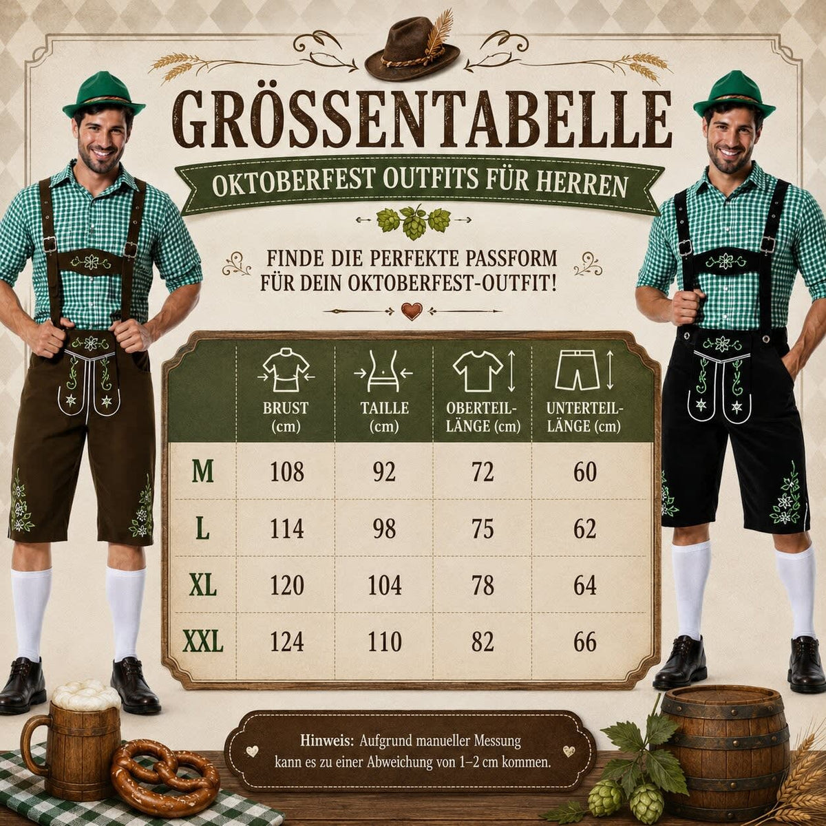 Alvin Three Piece Bavarian Lederhosen Shorts Set_9