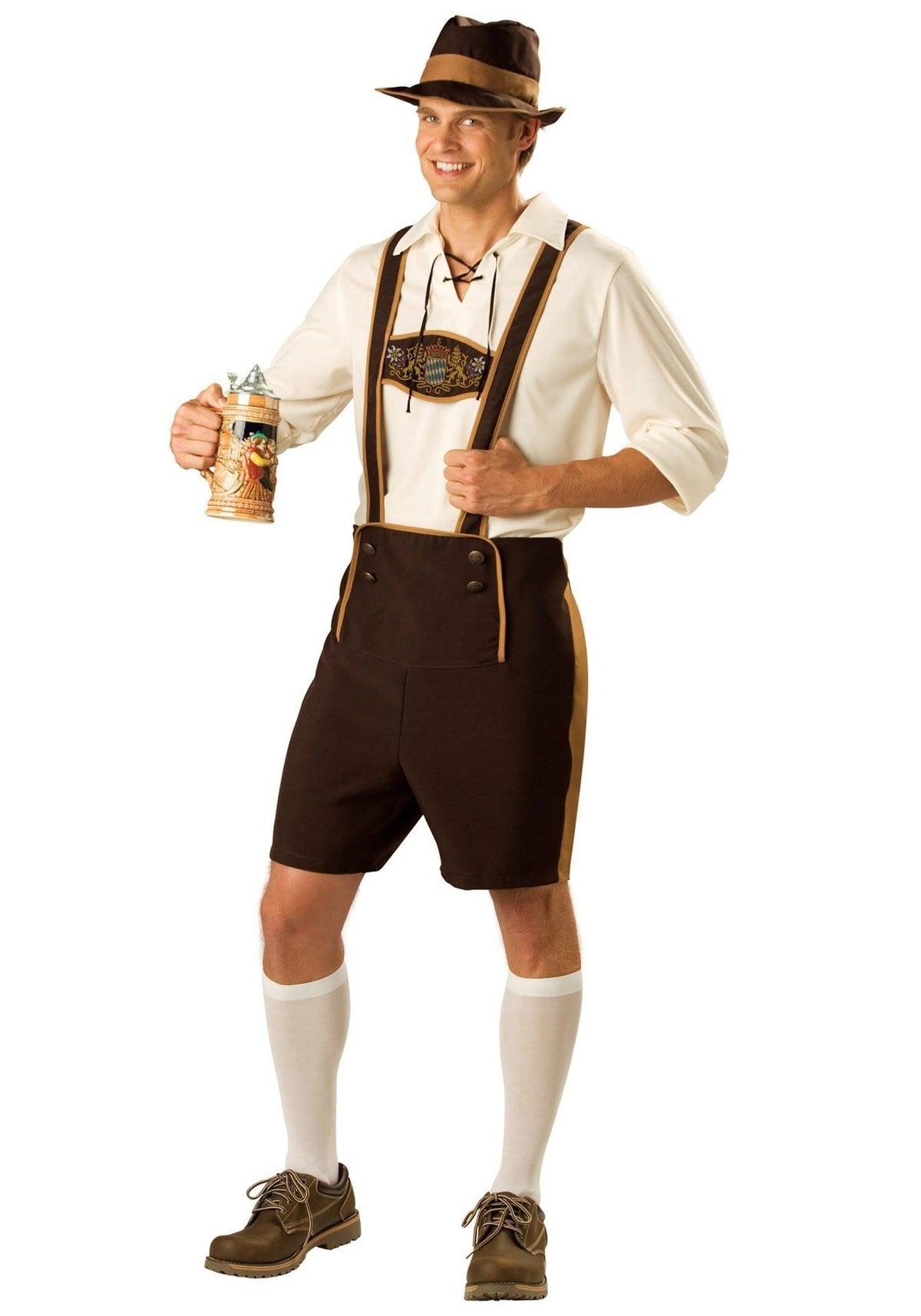 Kirk Oktoberfest Lederhosen Shorts Costume Set_10