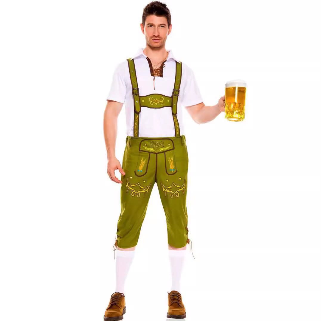 Kirk Oktoberfest Lederhosen Shorts Costume Set_5