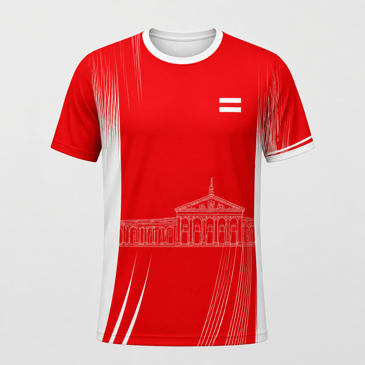 Rory Austria Bold Red Men's Football Jersey WM 2026