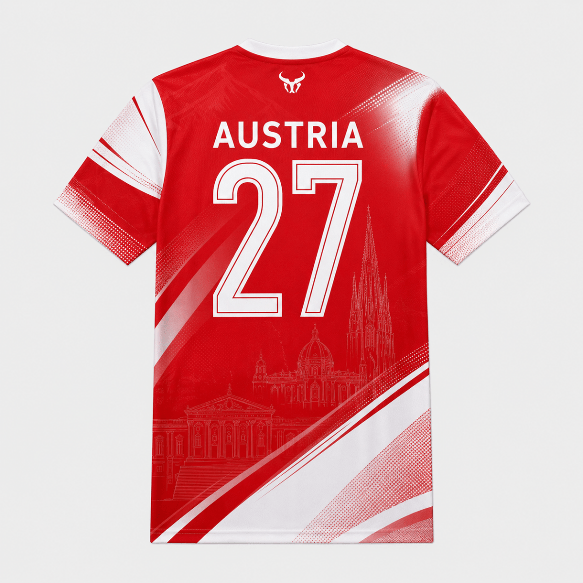 Noah Austria Red White Design Men's Football Jersey WM 2026
