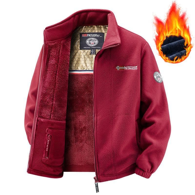 Trevor Stand Collar Sherpa Fleece Jacket_6