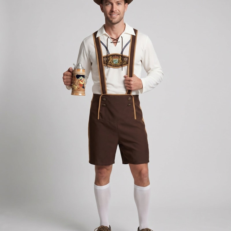 Angelo Oktoberfest Suspender Shorts_1