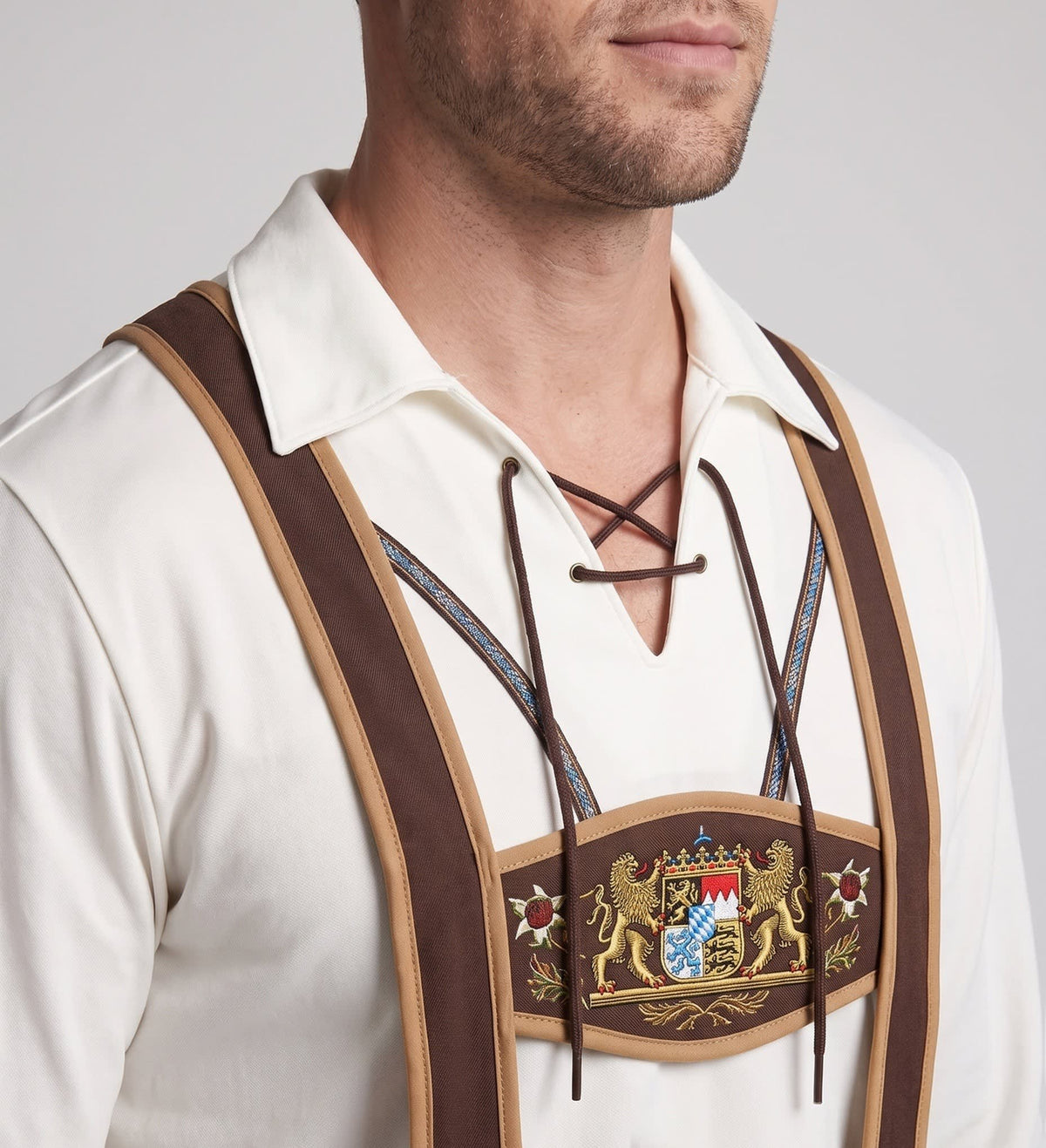 Angelo Oktoberfest Suspender Shorts_2
