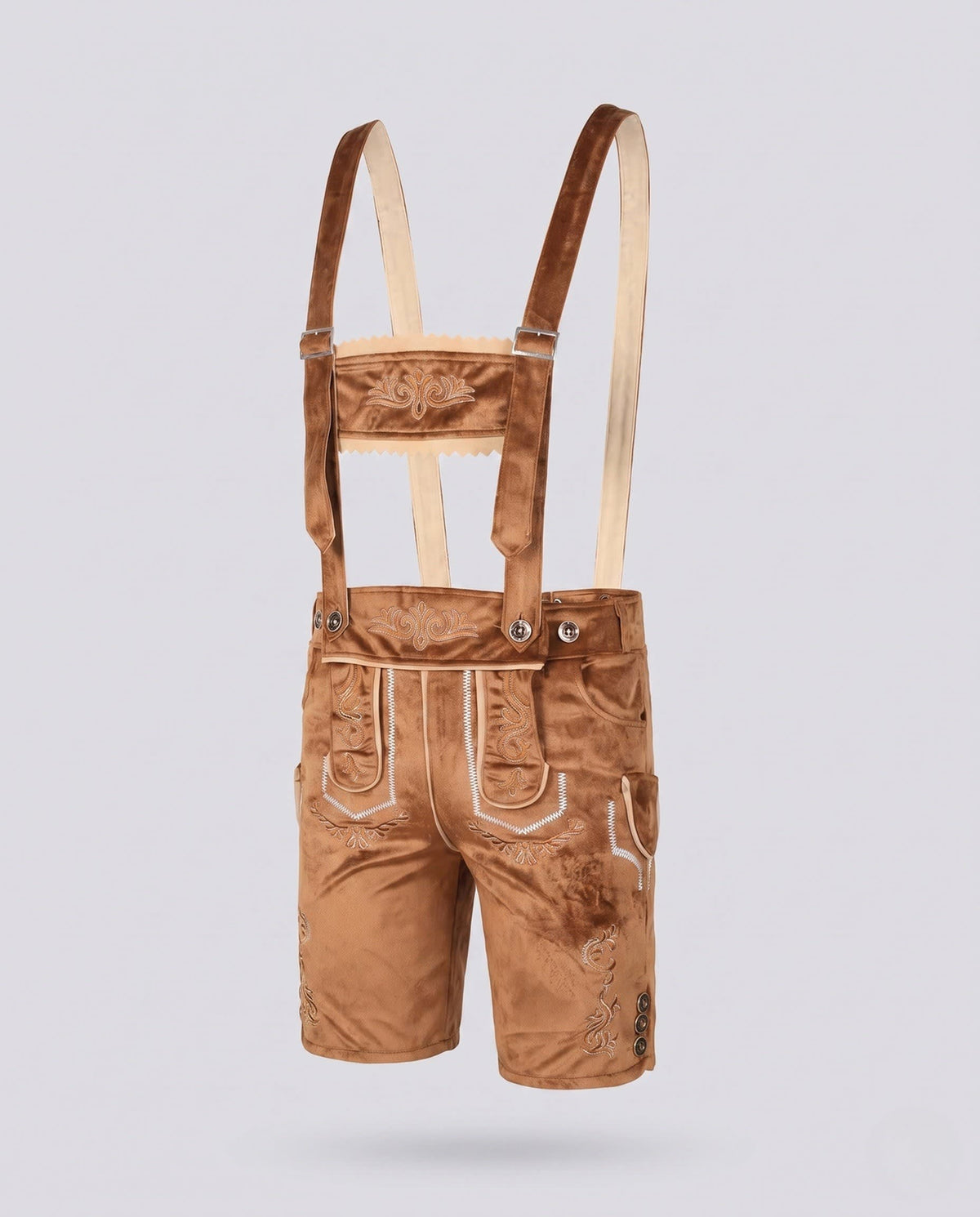 Marcos Knee Length Embroidered Lederhosen_4