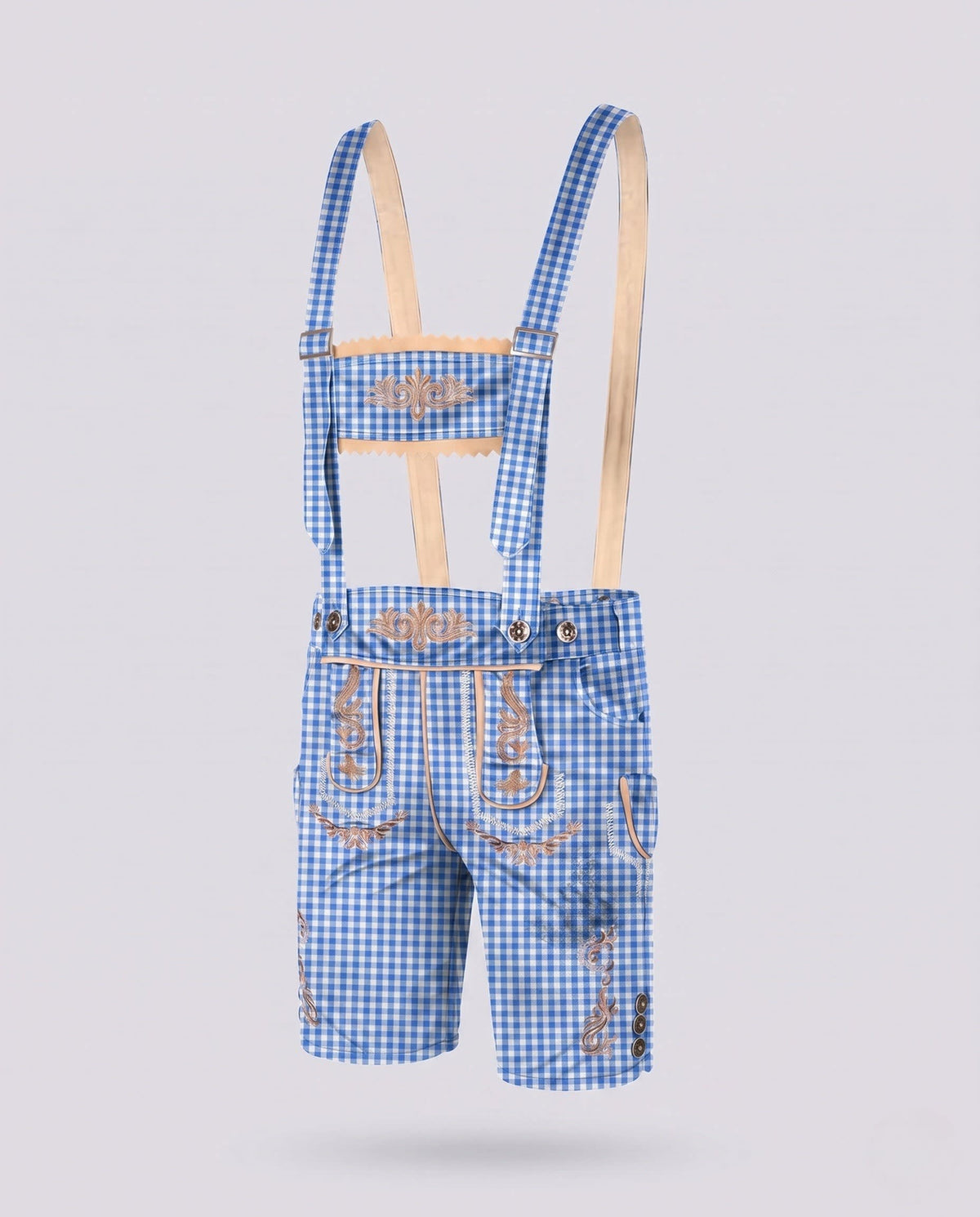 Marcos Knee Length Embroidered Lederhosen_7