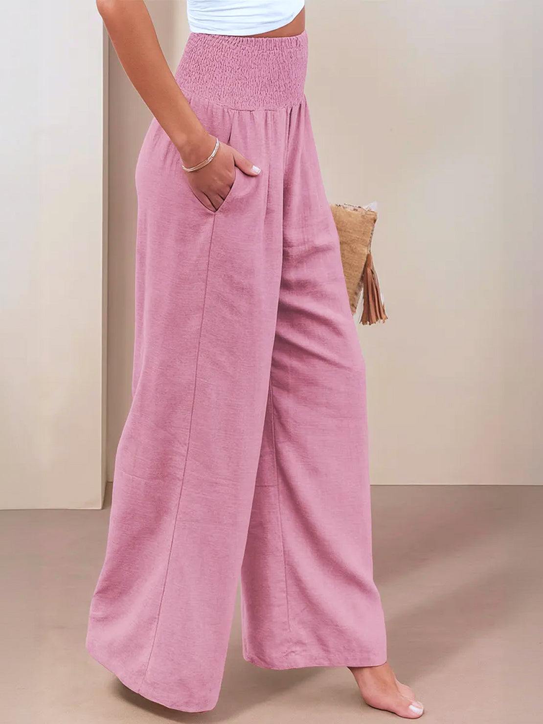 Charlotte Reed Elastic Wide Leg Pants