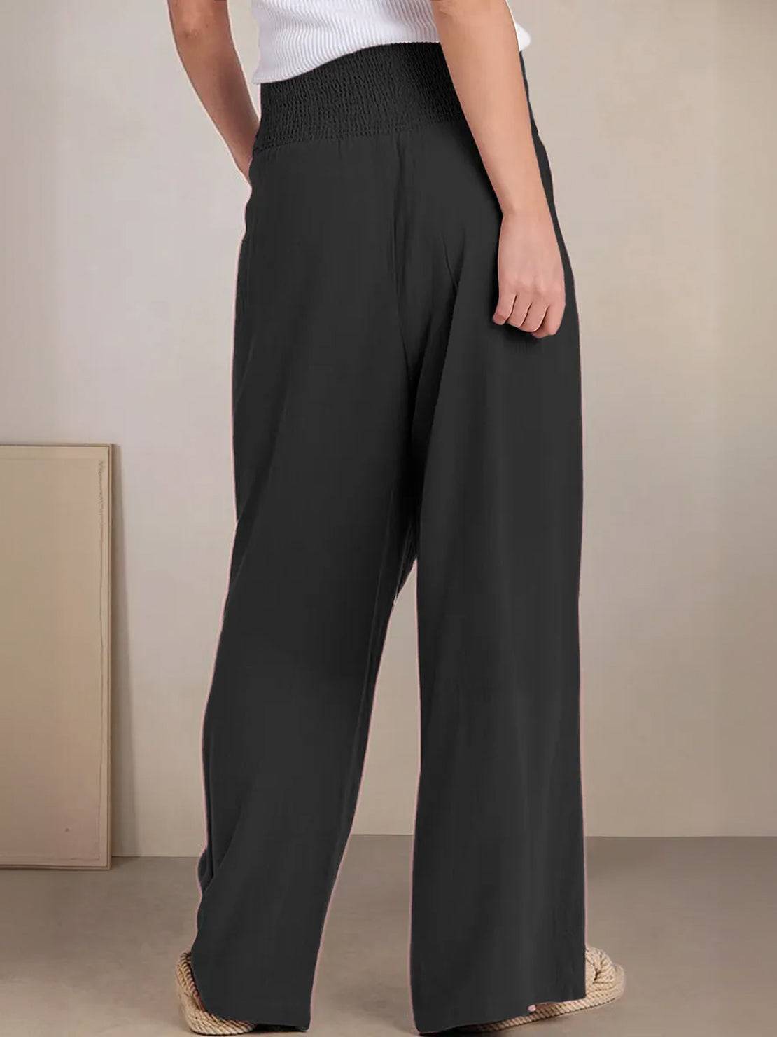 Charlotte Reed Elastic Wide Leg Pants